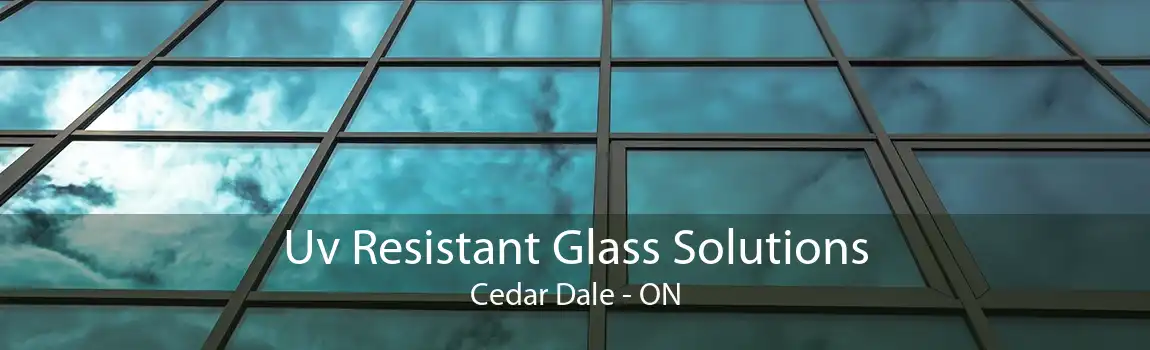 Uv Resistant Glass Solutions Cedar Dale - ON